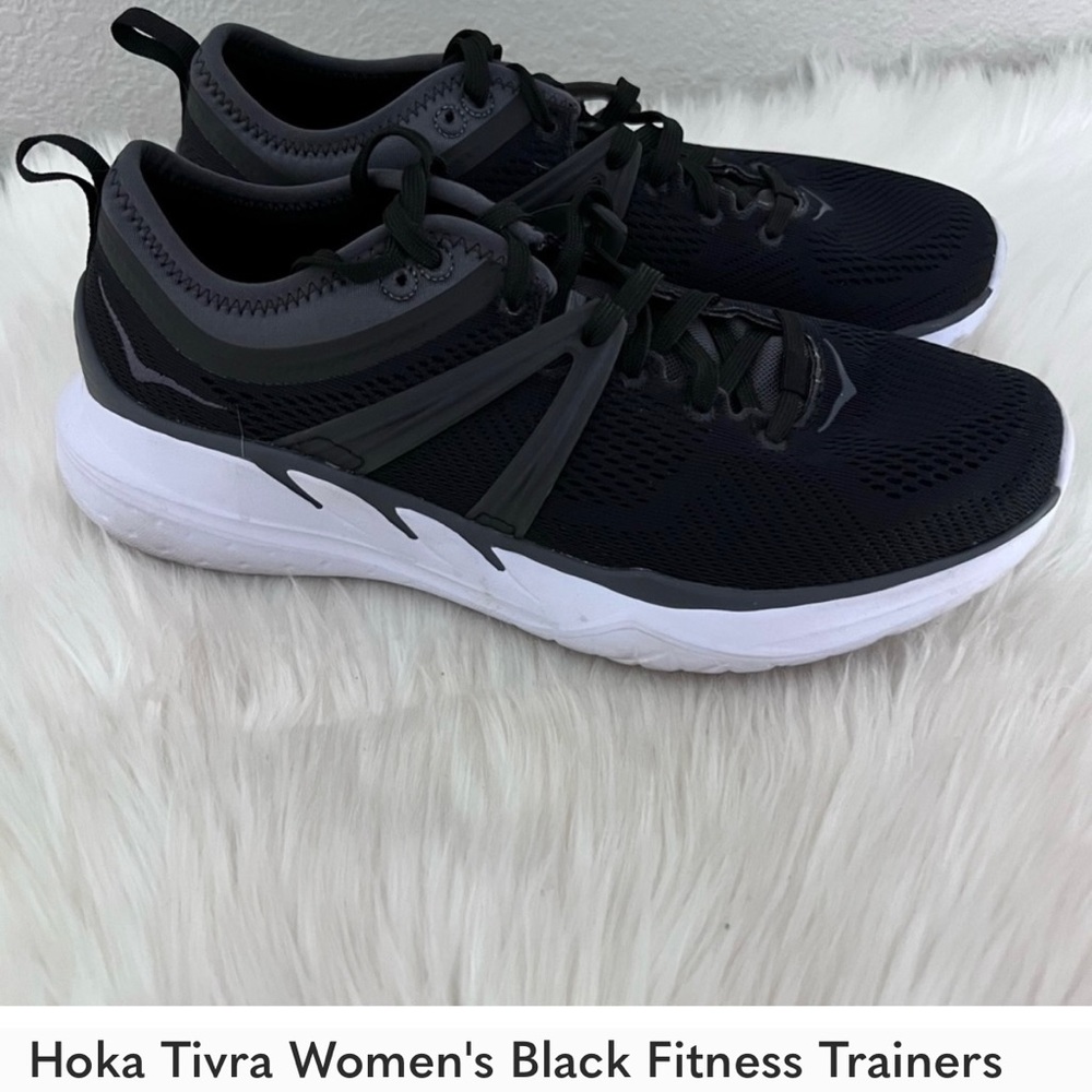 Hoka black sneakers size 9